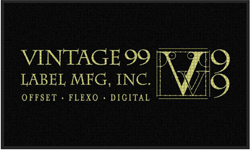 3' x 5' (35" x 58") Waterhog Impressions HD VINTAGE 99  Indoor/Outdoor Logo Mat