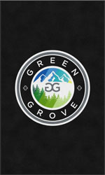 6' x 10' (68" x 119") Digiprint HD GREEN GROVE Indoor Logo mat
