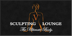 3' x 6' (35" x 69") Digiprint HD VSCULPTING LOUNGE Indoor Logo Mat
