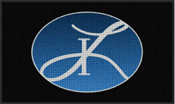 3' x 5' (35" x 58") Waterhog Impressions HD LONGLEY KITCHENS  Indoor/Outdoor Logo Mat