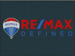 6' x 8' (70" x 95" ) Waterhog Inlay RE/MAX DEFINED  Indoor/Outdoor Logo Mat