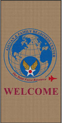 6' x 12' (68" x 143") Waterhog Impressions HD AFRC  Indoor/Outdoor Logo Mat
