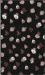 6' x 10' (68" x 119") Digiprint HD VINTAGE ROSES  Indoor Logo mat