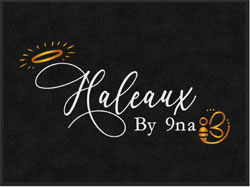 3' x 4' (34" x 47") Digiprint HD HALEAUXBY Indoor Logo Mat