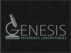 3' x 4' (34" x 47") Digiprint HD  GENESIS REFERENCE LABS  Indoor Logo Mat