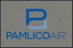 4' x 6 (45" x 69") Waterhog Impressions HD PAMLICO AIR  Indoor Logo mat