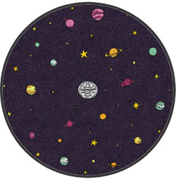 6' Round (68" inches) Digiprint HD Custom Shape MARDINEY  Indoor Logo Mat