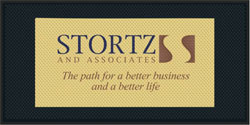 4' x 8' (45" x 95") Superscrape Impressions STORTZ  Rubber Logo Mat