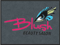 3' x 4' (35" x 47") Digiprint HD BLUSH BEAUTY  Indoor Logo Mat