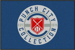 4' x 6' (45" x 69") Waterhog Inlay PUNCH CITY  Indoor /Outdoor Logo Mat
