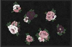 2 'x 3' (24" x 35") Digiprint HD VINTAGE ROSES  Indoor Logo Mat