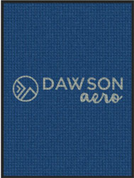 3' x 4' (35" x 47") Waterhog Inlay DAWSON   Indoor/Outdoor Logo Mat