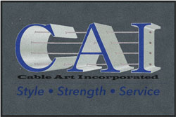 4' x 6'(45" x 69") Digiprint HD CABLE ART  Indoor Logo Mat