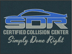 6' x 8' (70" x 95" ) Waterhog Inlay SDR  Indoor/Outdoor Logo Mat