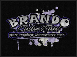 3' x 4' '(35" x 45") Waterhog Impressions HD BRANDO CUSTOM PAINT Indoor/Outdoor Logo Mat