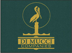 6' x 8' (70" x 95" ) Waterhog Inlay DIMUCCI  Indoor/Outdoor Logo Mat