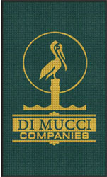 3' x 5 (35" x 59") Waterhog Inlay DIMUCCI  Indoor/Outdoor Logo Mat