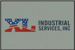 4' x 6' (45" x 69") Waterhog Inlay XL INDUSTRIAL SERVICES  Indoor /Outdoor Logo Mat