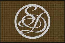 4' x 6 (45" x 69") Waterhog Impressions HD PAULA  Indoor Logo mat
