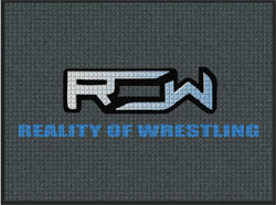 3' x 4' '(35" x 45") Waterhog Impressions HD REALITY OF WRESTLING  Indoor/Outdoor Logo Mat