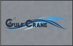 5' x 8' (58" x 95") Digiprint HD GULF CRANE SERVICES  Indoor Logo mat