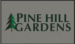 3' x 5' (35" x 58") Waterhog Impressions HD PINE HILL GARDENS  Indoor/Outdoor Logo Mat
