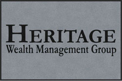 4' x 6'(45" x 69") Digiprint HD HERITAGE WEALTH  Indoor Logo Mat