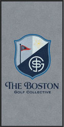 3' x 6' (35" x 69") Digiprint HD THE BOSTON GOLF  Indoor Logo Mat