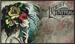 3' x 5' (34" x 58") Digiprint HD LEGION TATTOO Indoor Logo Mat