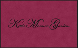 5' x 8' (58" x 95") Digiprint HD KETTLE MORAINE GARDENS  Indoor Logo mat