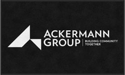 3' x 5' (35" x 59") Digiprint HD ACKERMANN  Indoor Logo Mat