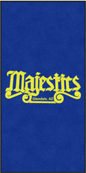 4' x 8'(45" x 95") Digiprint HD MAJESTICS   Indoor Logo Mat