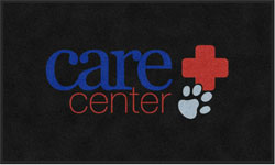 3' x 5' (35" x 59") Digiprint HD CARE CENTER Indoor Logo Mat