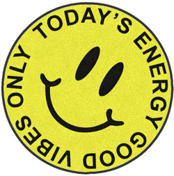 6' Round (68" inches) Digiprint HD Custom Shape TODAY'S ENERGY  Indoor Logo Mat