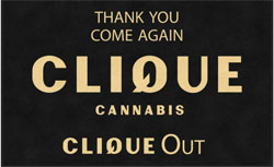 5' x 8' (58" x 95") Digiprint HD CLIQUE 2 Indoor Logo mat