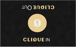 5' x 8' (58" x 95") Digiprint HD CLIQUE 4  Indoor Logo mat