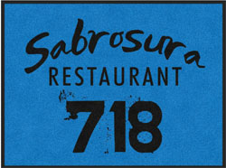 3' x 4' (35" x 47") Digiprint HD SABROSURA 718  Indoor Logo Mat