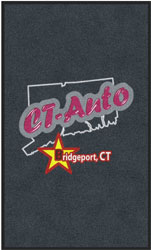 3' x 5' (35" x 59") Digiprint HD CT AUTO Indoor Logo Mat