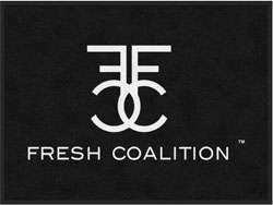 3' x 4' (35" x 47") Digiprint HD FRESH COALITION Indoor Logo Mat