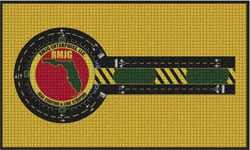 3' x 5' (35" x 58") Waterhog Impressions HD RMJG Indoor/Outdoor Logo Mat