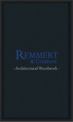 3' x 5' (35" x 56") Superscrape Impressions REMMERT & CO  Rubber Logo Mat