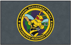 5' x 8' (58" x 95") Digiprint HD BEE LOGO Indoor Logo mat