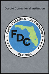 4' x 6'(45" x 69") Digiprint HD DESOTO CORRECTIONAL Indoor Logo Mat