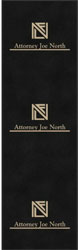 3' x 10' (35" x 118") Digiprint HD THE NORTH LAW FIRM   Indoor Logo Mat