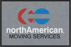 2 'x 3' (24" x 35") Digiprint HD NORTH AMERICAN  Indoor Logo Mat
