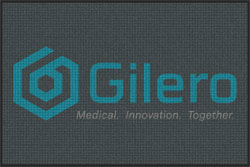 4' x 6'(45" x 69") Waterhog Impressions HD GILERO Indoor/Outdoor Logo Mat