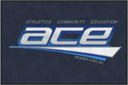 4' x 6'(45" x 69") Digiprint HD STUDENT ACES   Indoor Logo Mat