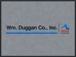 3' x 4' (35" x 47") Digiprint HD WM DUGGAN  Indoor Logo Mat