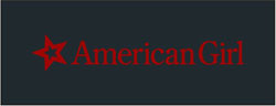 6' x 15'8" Waterhog Eco Elite Roll Goods AMERICAN GIRL indoor/Outdoor Logo Mat