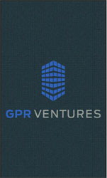 6' x 10' (70" x 118") Waterhog Inlay GPR VENTURES  Indoor/Outdoor Logo Mat